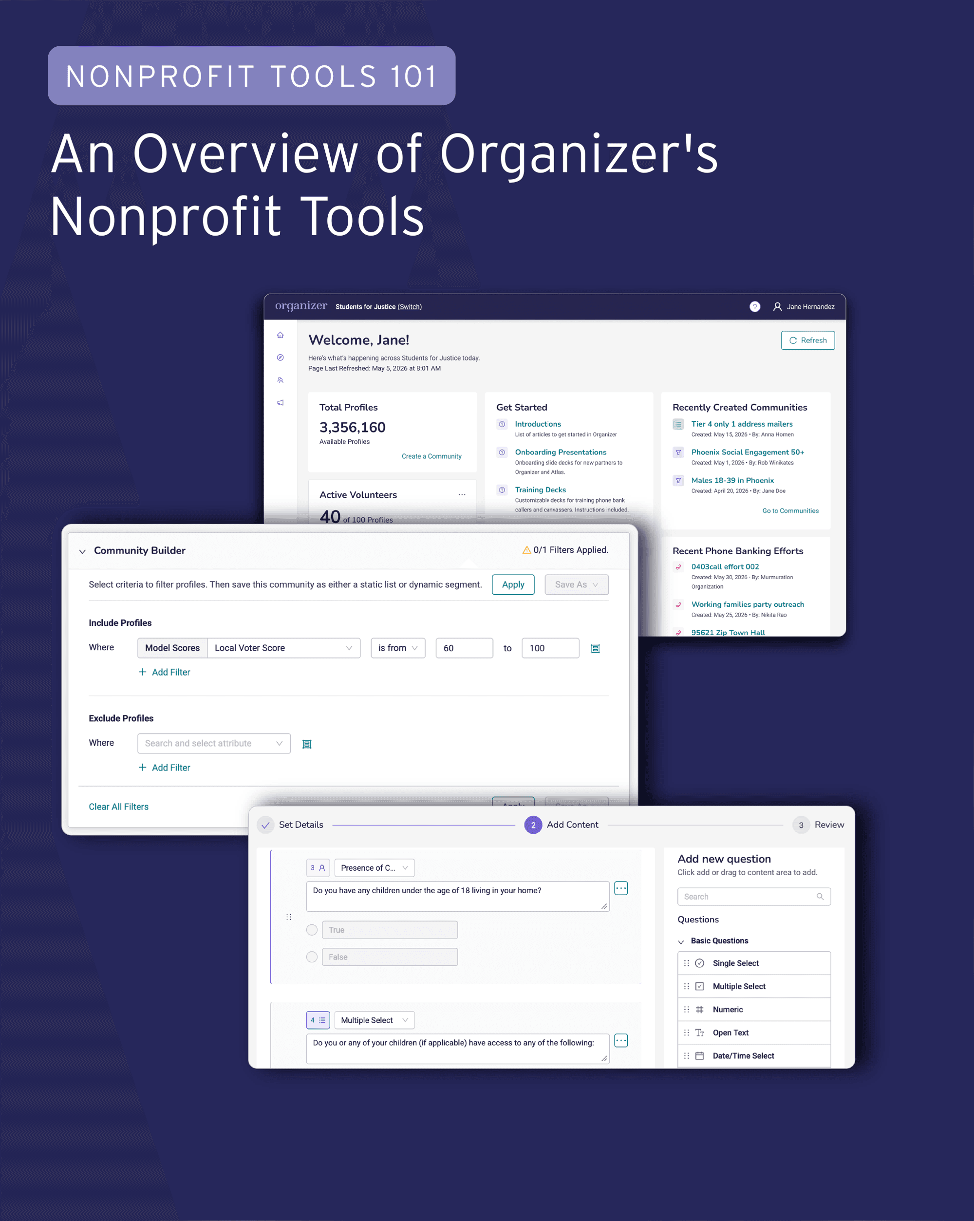 Nonprofit Tools 101: How Organizer by Murmuration Helps You Reach Your Community